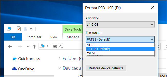 format usb disk for windows and mac